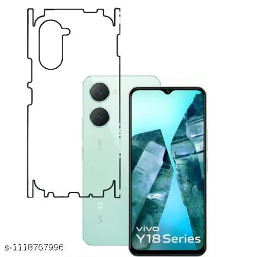 VIVO Y18 T 5G Back Screen Guard For Matte Finish, Smooth Touch, Unbreakable Membrane