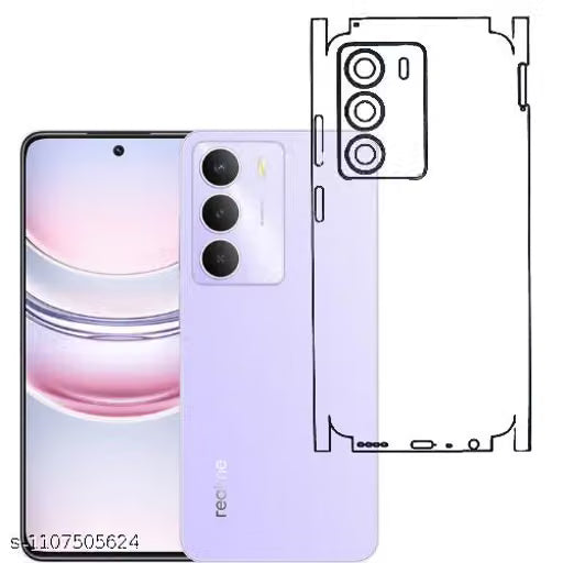 Realme Narzo 80 lite 5g Back Screen Guard For Matte Finish, Smooth Touch, Unbreakable Membrane