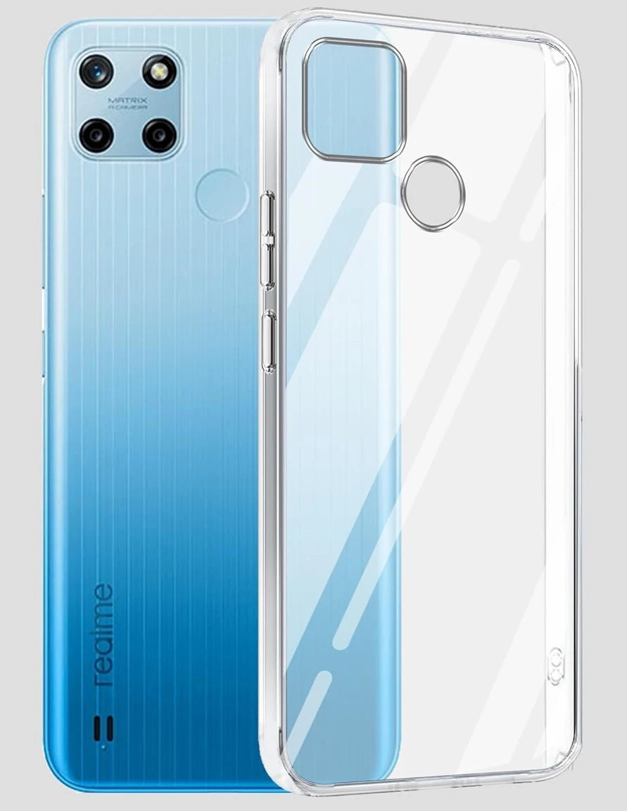 Realme C21Y/C25Y (Lifetime Anti-Yellow Clear Back Cover)