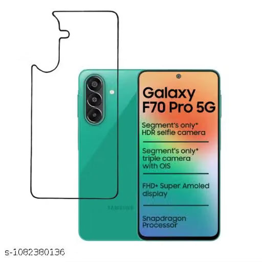 Samsung Galaxy F70 Pro 5G Back Screen Guard For Matte Finish, Smooth Touch, Unbreakable Membrane