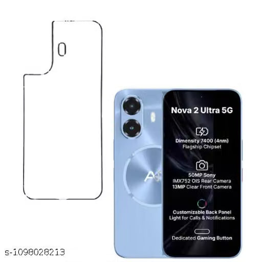 Ai+ Nova 2 Ultra 5g Back Screen Guard For Matte Finish, Smooth Touch, Unbreakable Membrane